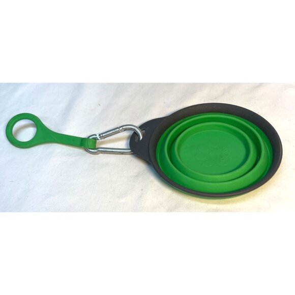 Collapsible Nuvogos Pet Bowl With Carabiner Clip - Picture 1 of 4